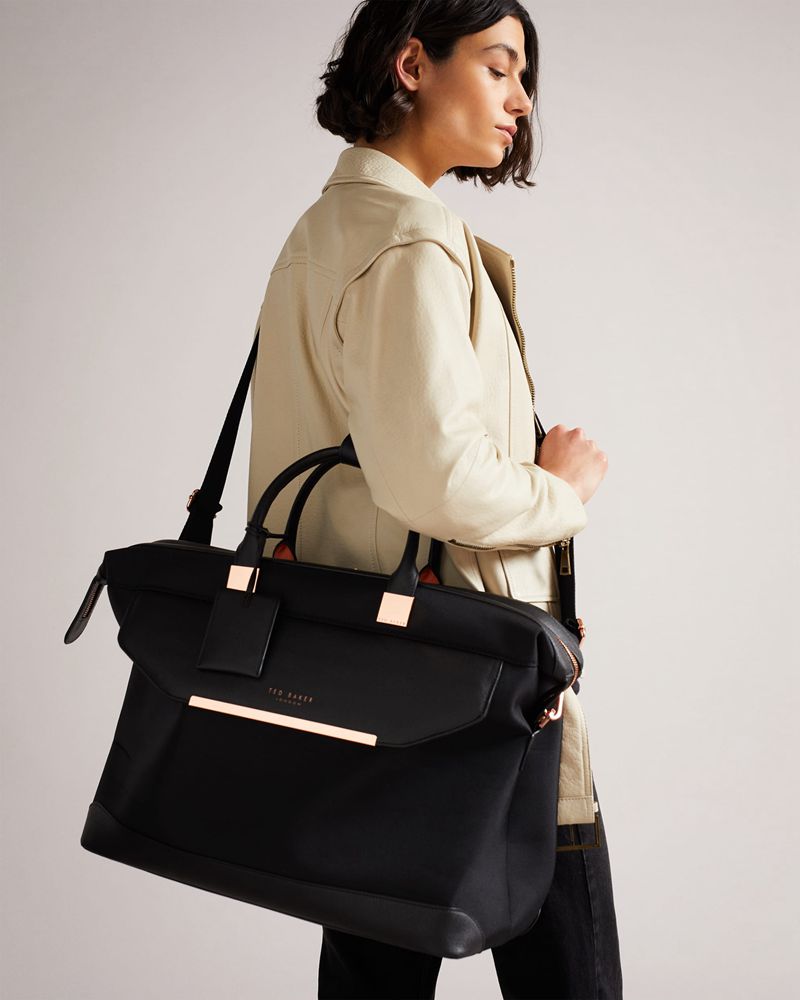 Ted Baker Immenyy Tbw5008 Softside Resväskor Dam Svarta | HXK-618945