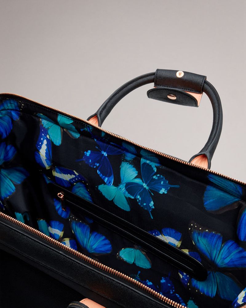 Ted Baker Immenyy Tbw5008 Softside Resväskor Dam Svarta | HXK-618945