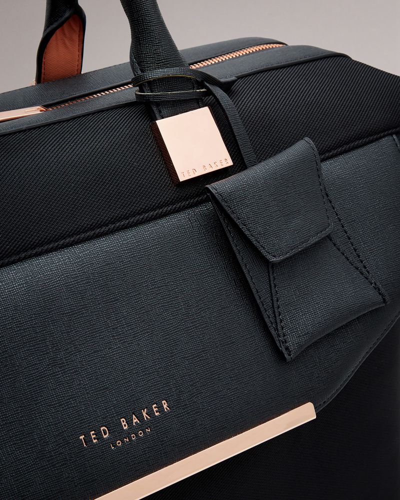 Ted Baker Immenyy Tbw5008 Softside Resväskor Dam Svarta | HXK-618945