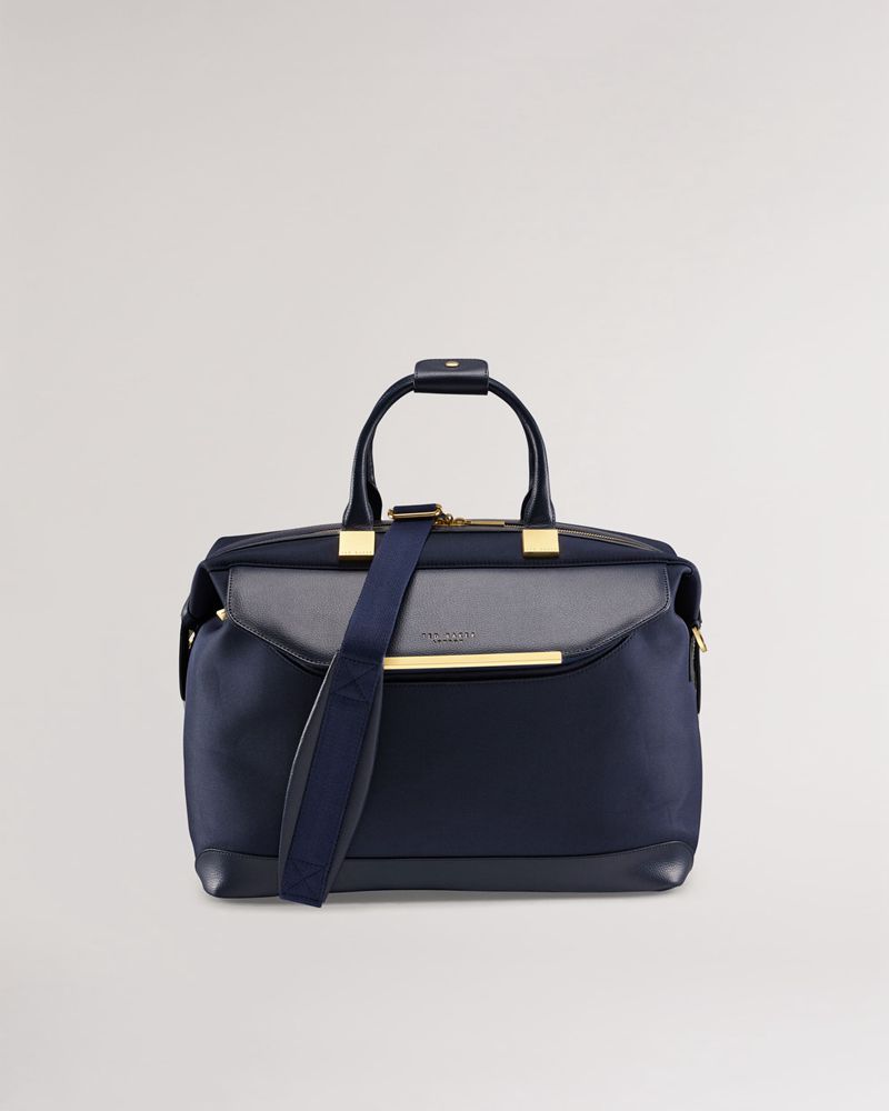 Ted Baker Immenyy Tbw5008 Softside Resväskor Dam Marinblå | NYP-649810