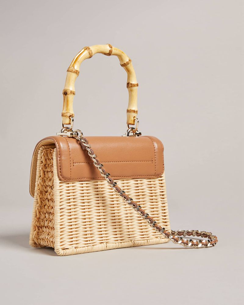 Ted Baker Jaylisa Handle Basket Cross Body Crossbody Väska Dam Bruna | CVM-540798