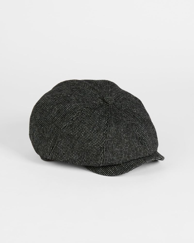 Ted Baker Jazzed Textured Baker Boy Hatt Herr Svarta | DWX-263179