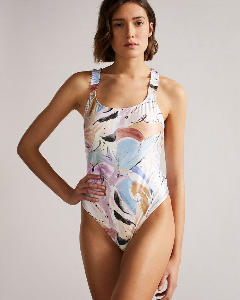 Ted Baker Jenaiy Badkläder Dam Vita | LCM-576291
