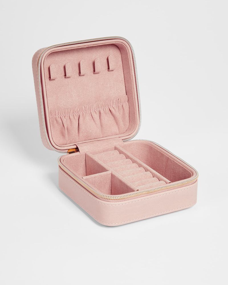 Ted Baker Jewelly Zipped Jewellery Box Sminkväska Dam Rosa | IEO-358412
