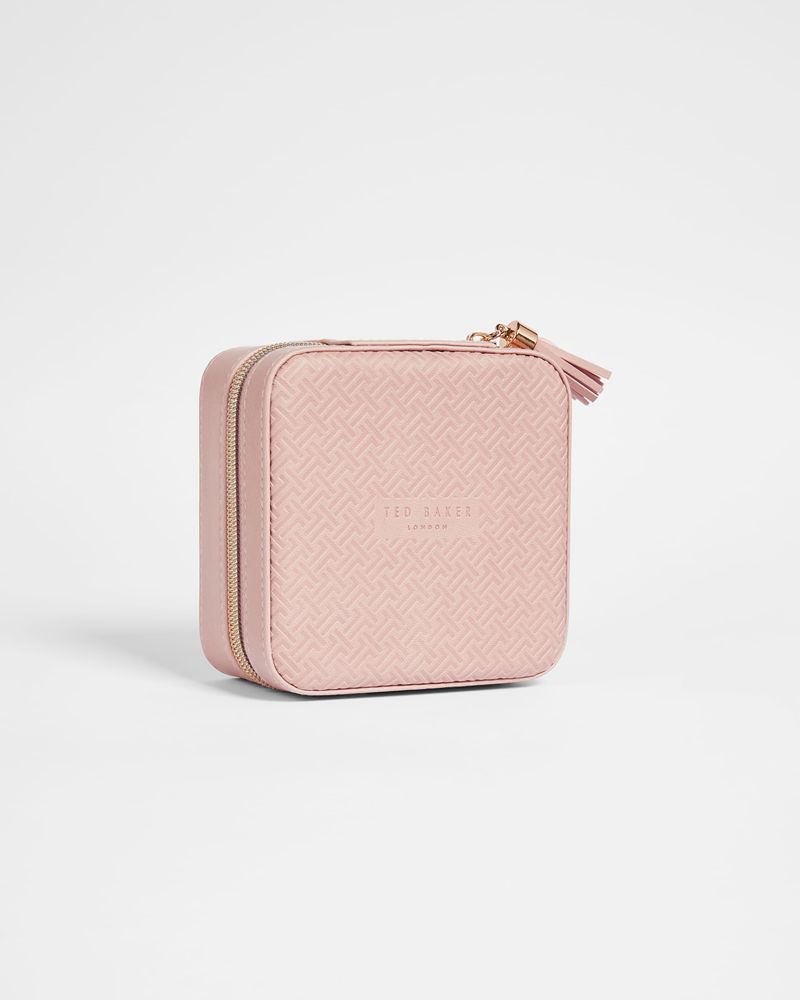 Ted Baker Jewelly Zipped Jewellery Box Sminkväska Dam Rosa | IEO-358412