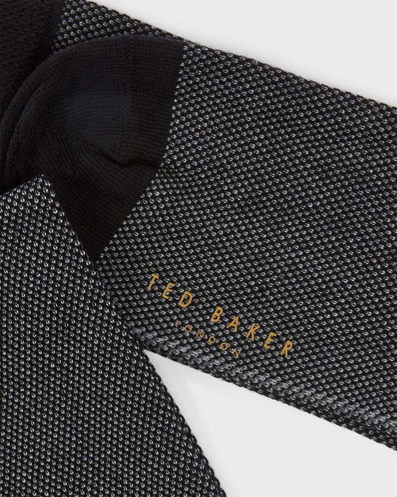 Ted Baker Joaquin Striped Coloured Strumpor Herr Gray | SMJ-623580