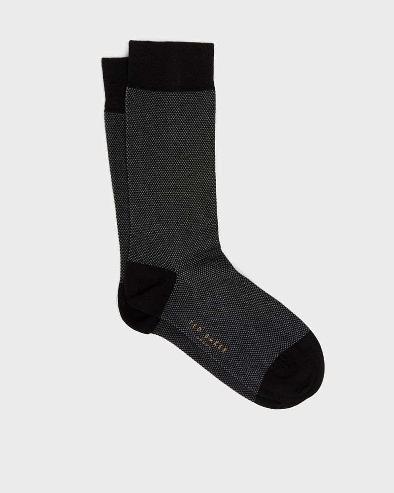 Ted Baker Joaquin Striped Coloured Strumpor Herr Gray | SMJ-623580