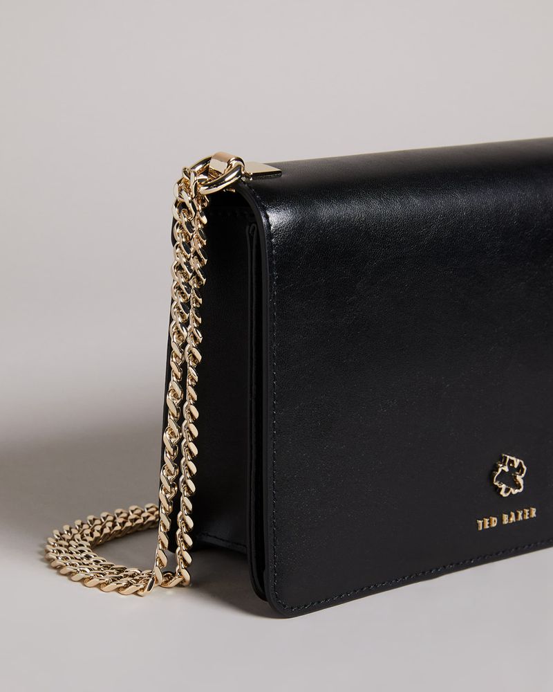 Ted Baker Jorjey Flower Eyelet Cross Body Crossbody Väska Dam Svarta | HUK-180924