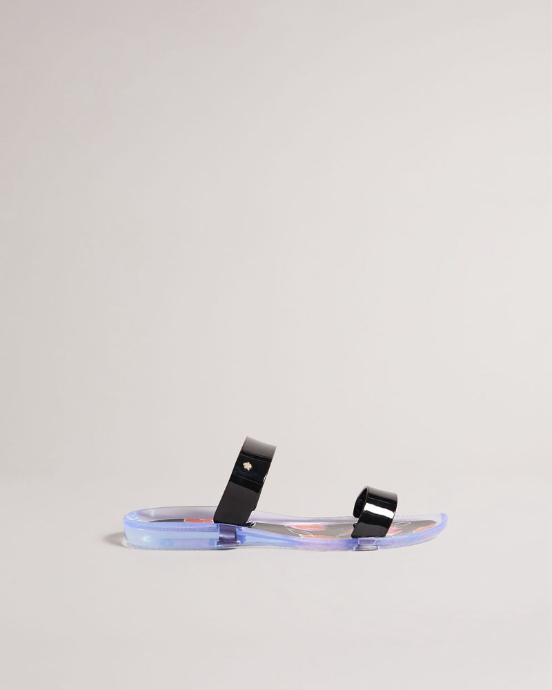 Ted Baker Juleey Bolt On Two Rem Jellys Sandaler Dam Svarta | CMA-236851