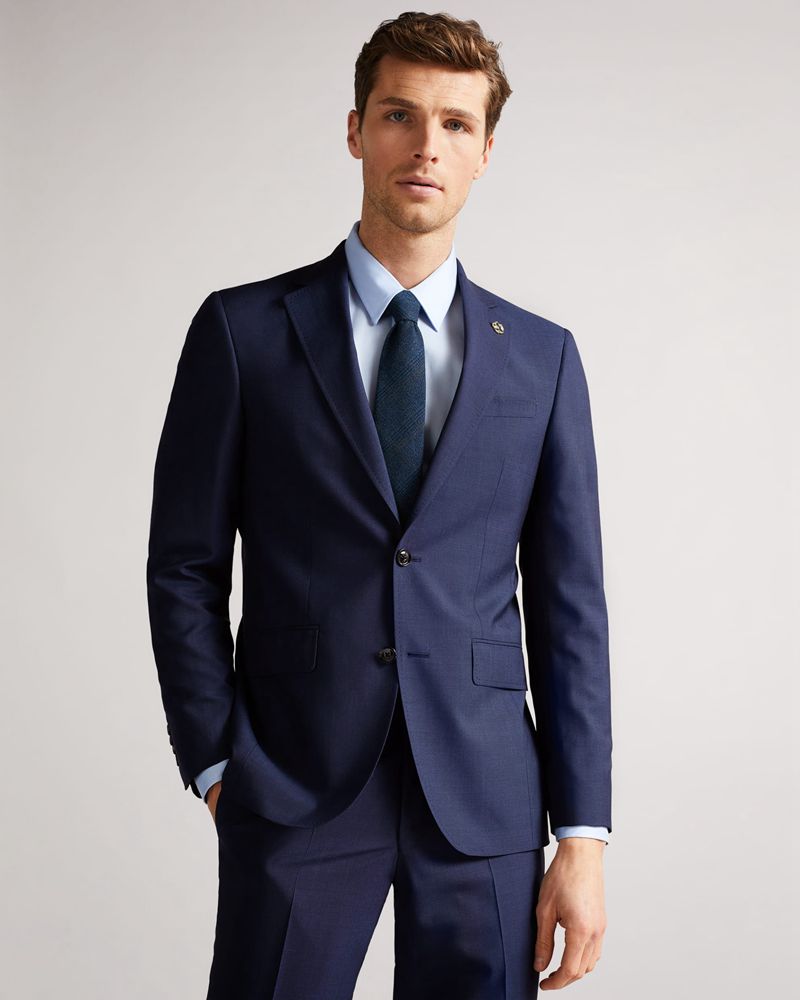 Ted Baker Jvjktbl Jv Core Kostymer Herr Blå | GDR-796854