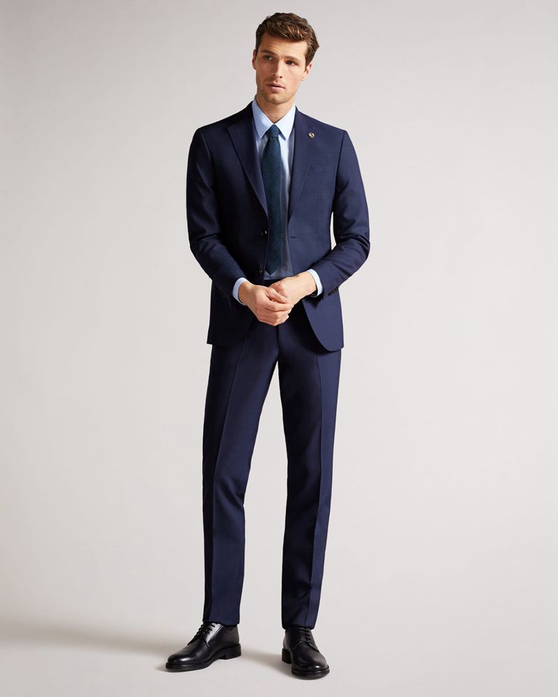 Ted Baker Jvjktbl Jv Core Kostymer Herr Blå | GDR-796854