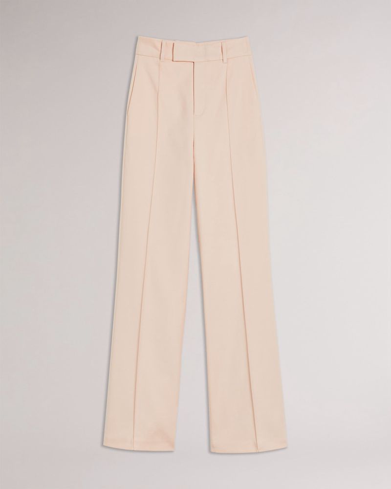 Ted Baker Kaisat High Waisted Flood Length Breda Leg Byxor Dam Rosa | YWA-062735