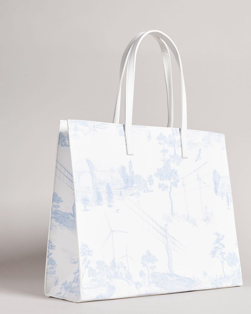 Ted Baker Kalcon New Romantic East West Icon Badkläder Dam Vita | TOC-162845
