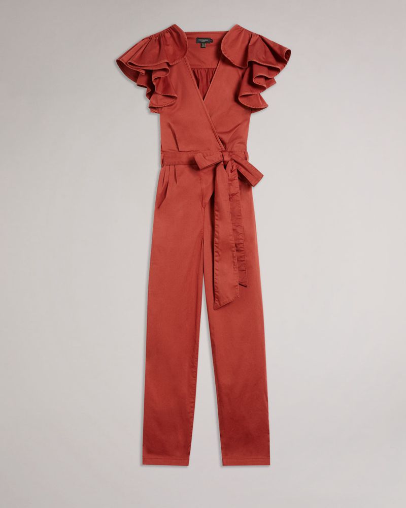 Ted Baker Karine Ruffle/Frill With Sash Jumpers Dam Bruna | RQU-903512