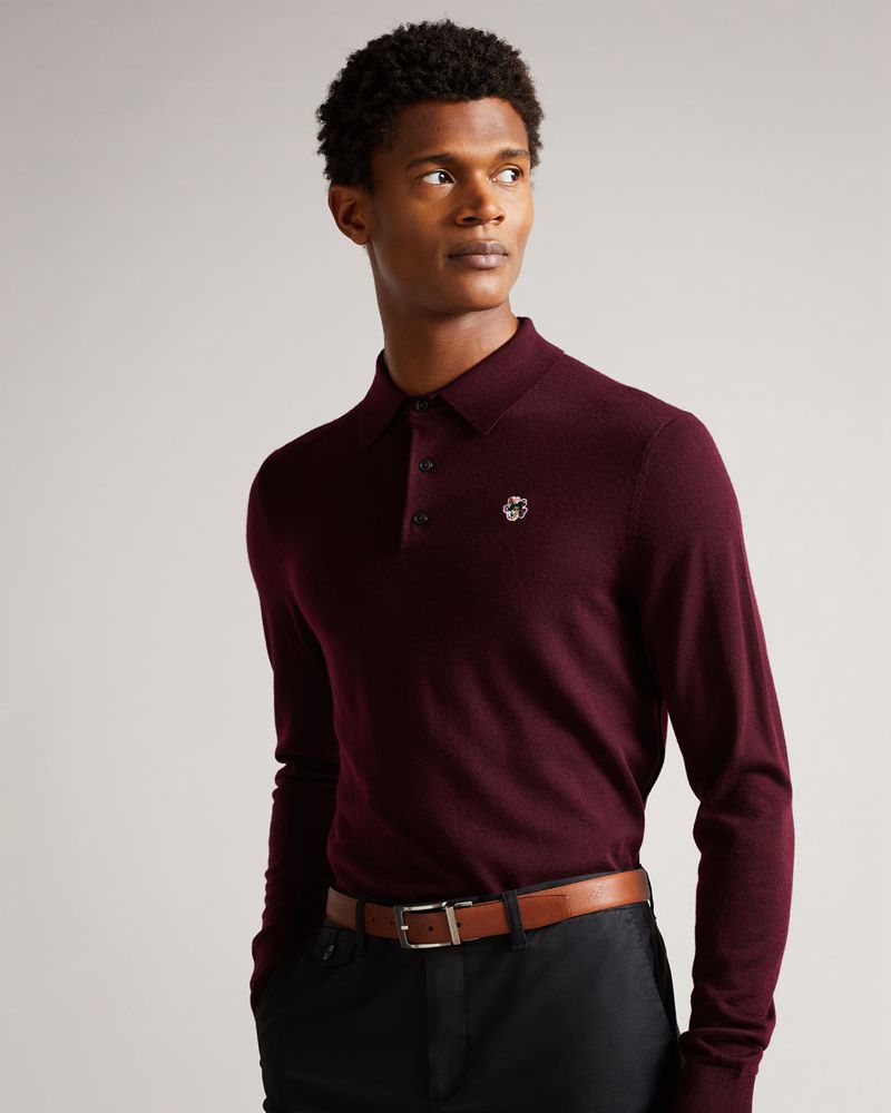Ted Baker Karmer Reversible Läder Bälte Herr Bruna | KLI-356809