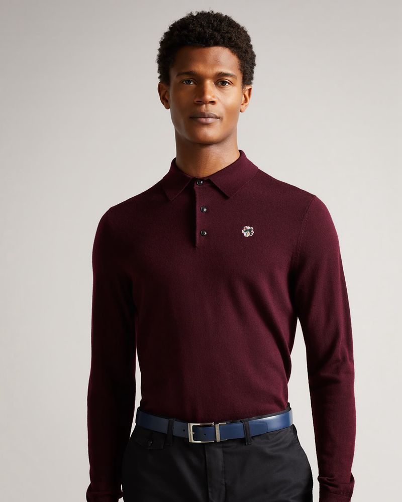 Ted Baker Karmer Reversible Läder Bälte Herr Bruna | KLI-356809