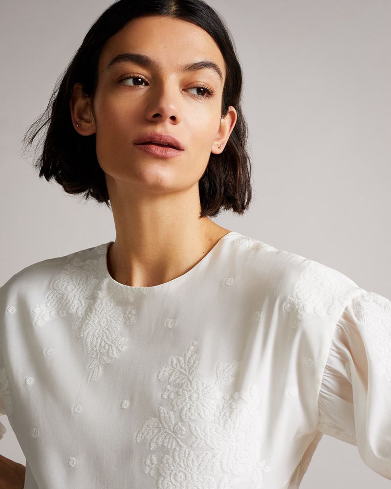 Ted Baker Karni Exaggerated Puff Sleeve Blast Dam Vita | IVS-931854