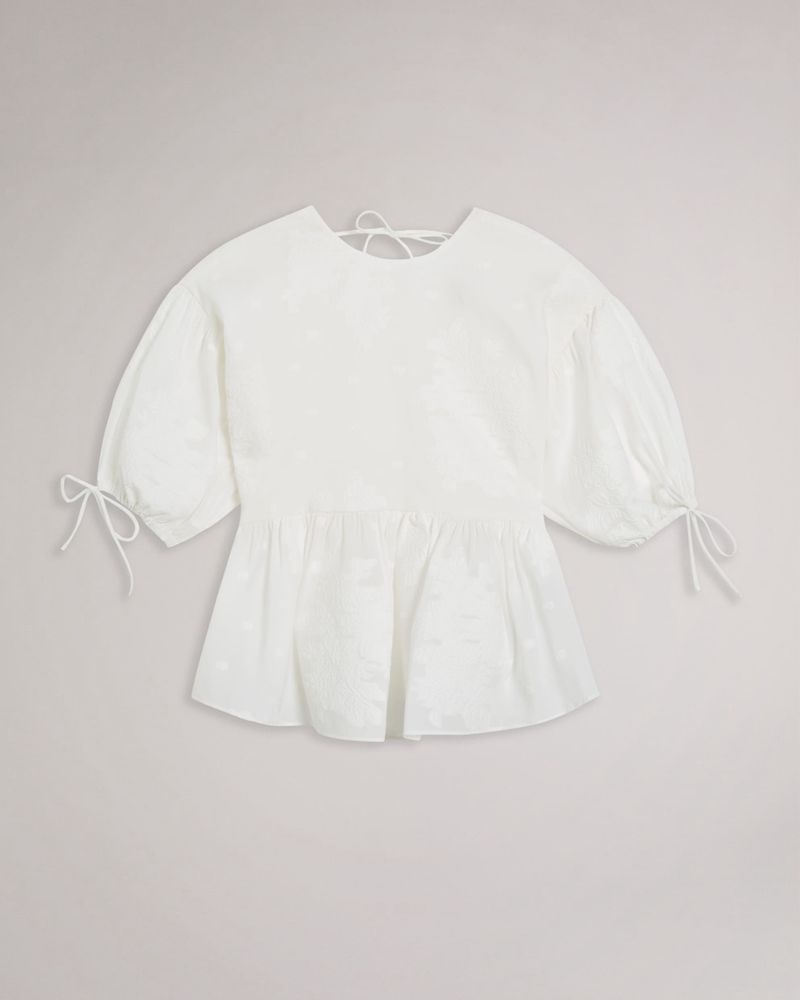Ted Baker Karni Exaggerated Puff Sleeve Blast Dam Vita | IVS-931854