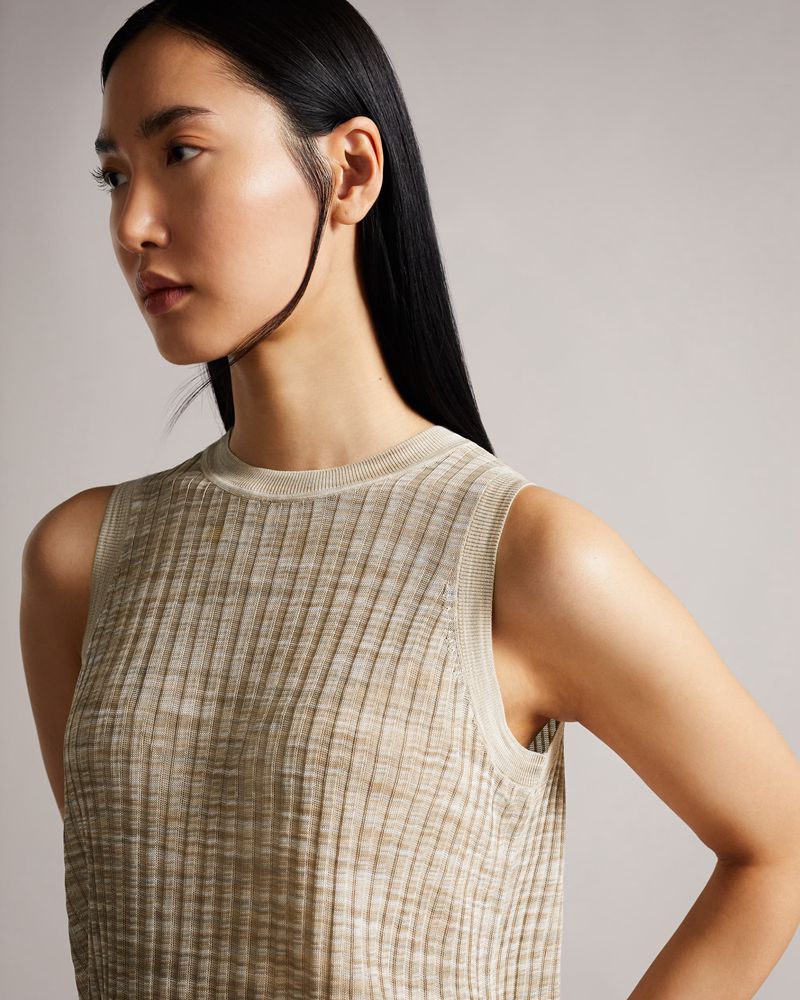 Ted Baker Kcate Rayon Rib Tank Blast Dam Olika Färger | URK-514286