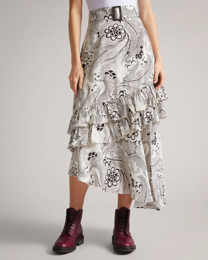 Ted Baker Kelanhi Frill Detail Kjolar Dam Olika Färger | YOV-935610