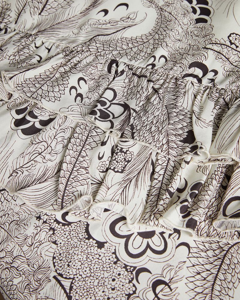 Ted Baker Kelanhi Frill Detail Kjolar Dam Olika Färger | YOV-935610