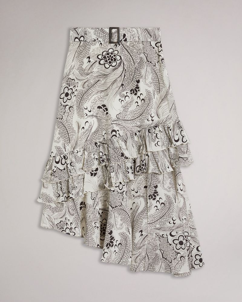Ted Baker Kelanhi Frill Detail Kjolar Dam Olika Färger | YOV-935610