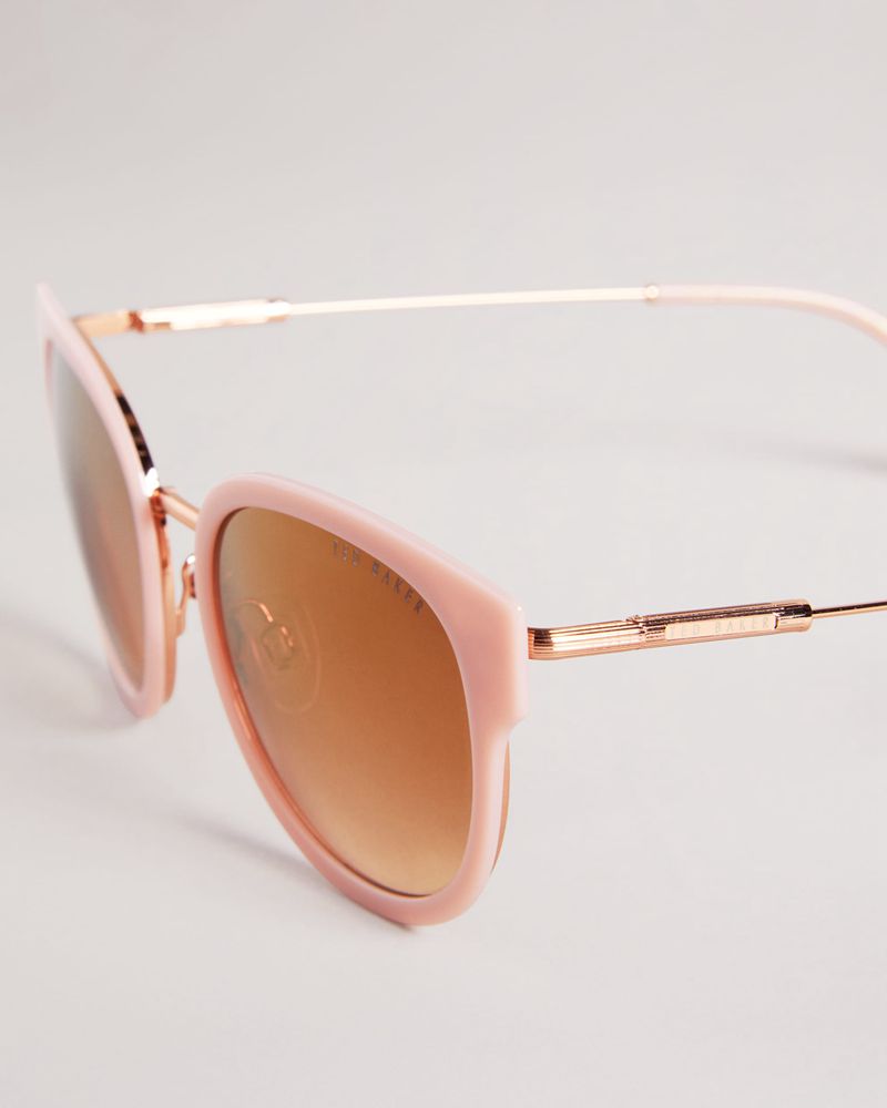 Ted Baker Kelsil Tws168 Round Cat Eye Badkläder Dam Rosa | SQL-954360