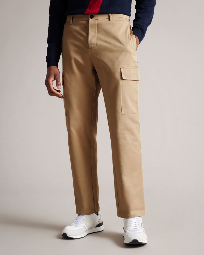 Ted Baker Kelso Mib Smart Cargo Byxor Herr Bruna | XWY-732498