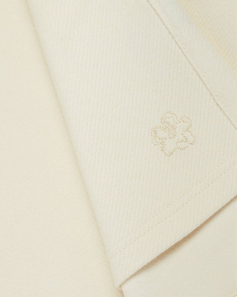 Ted Baker Kelty Ss Heavy Twill Polo Blast Herr Natural | AMF-541926
