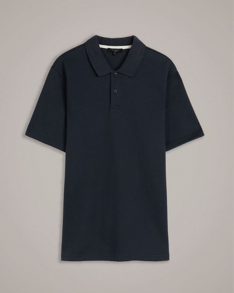 Ted Baker Kelty Ss Heavy Twill Polo Blast Herr Blå | TYV-849276