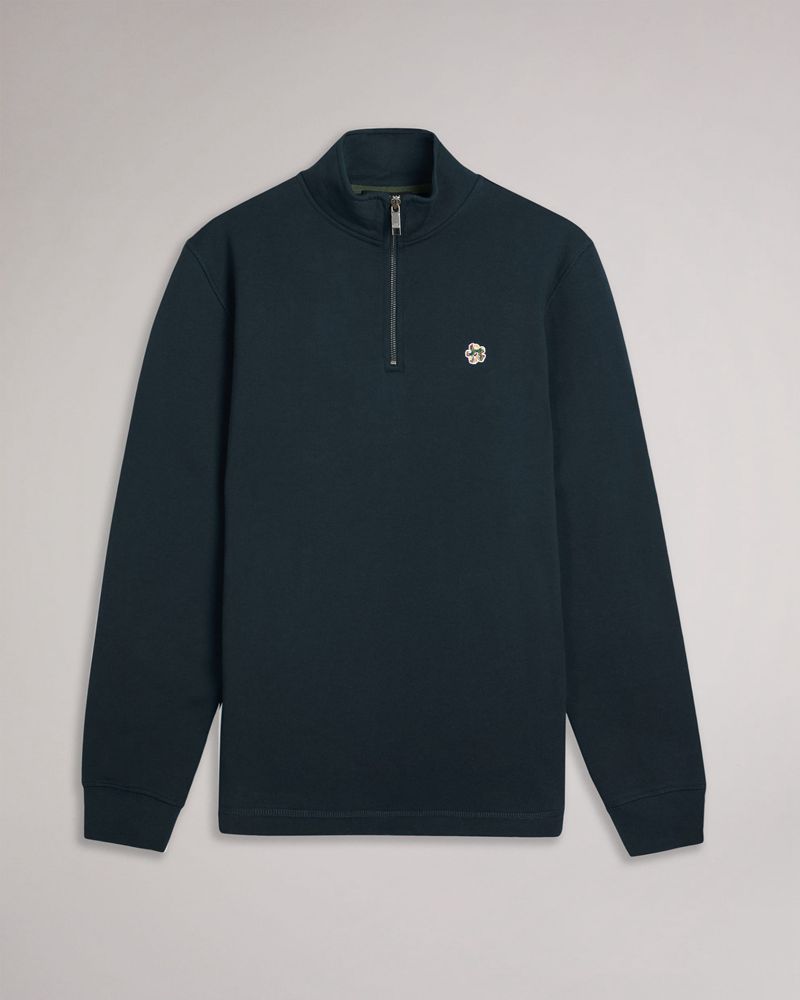Ted Baker Kilbrn High Neck Blast Herr Marinblå | KDF-690328