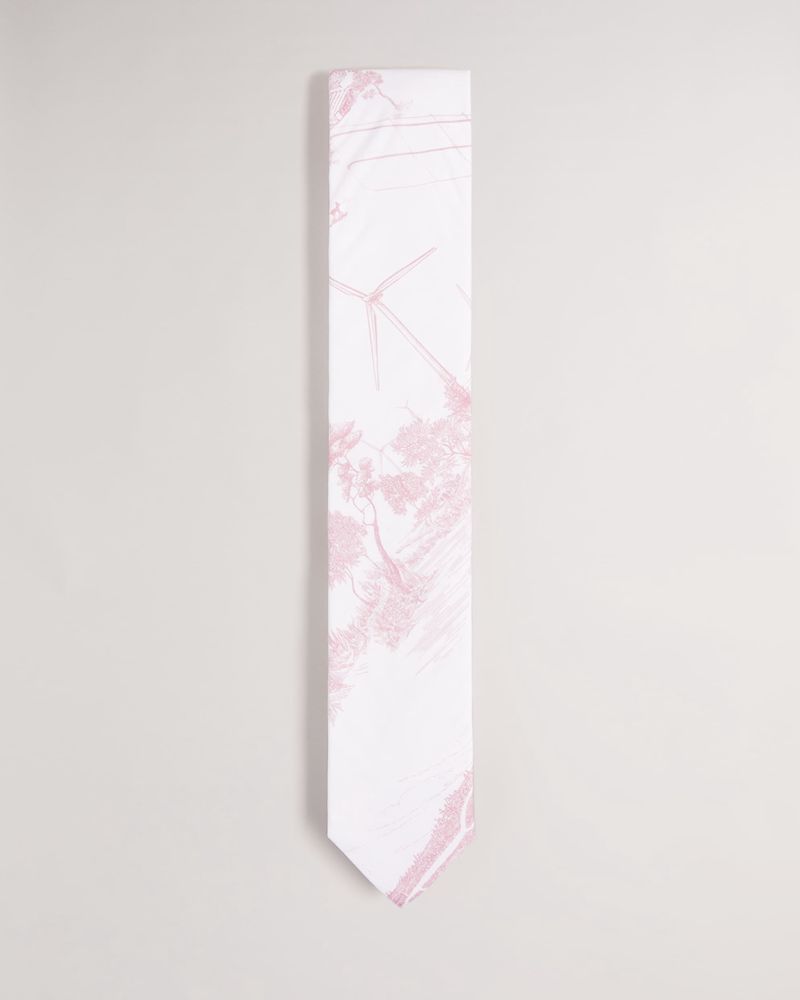 Ted Baker Kirkby Printed Slipsar Herr Rosa | ZLC-487061