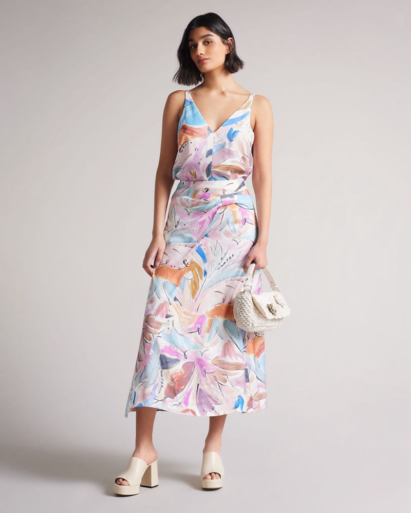 Ted Baker Kiylie Kjolar Dam Vita | UNV-637082