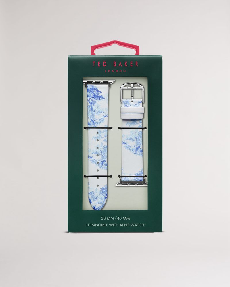 Ted Baker Laril 38/40mm Printed Apple Rem Klocka Dam Olika Färger | HWF-923548