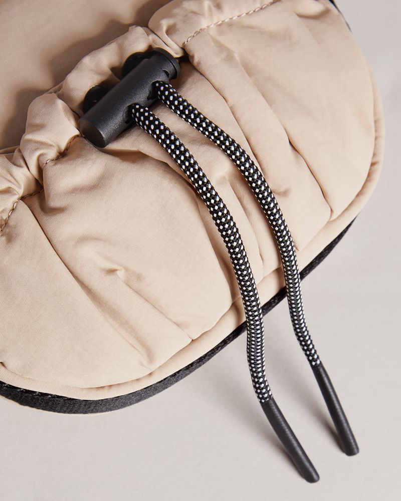 Ted Baker Lasha Gathered Mini Cross Body Crossbody Väska Dam Vita | PRM-071432
