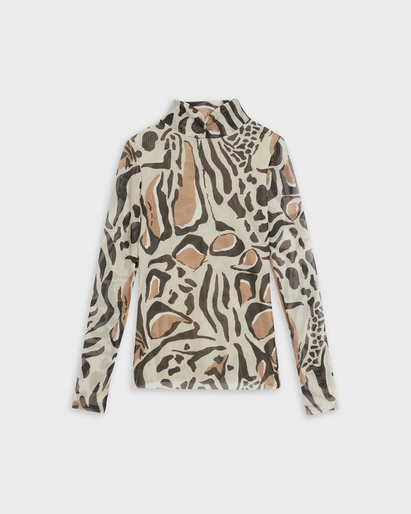 Ted Baker Lauza Printed Mesh Blast Dam Vita | ILR-530842