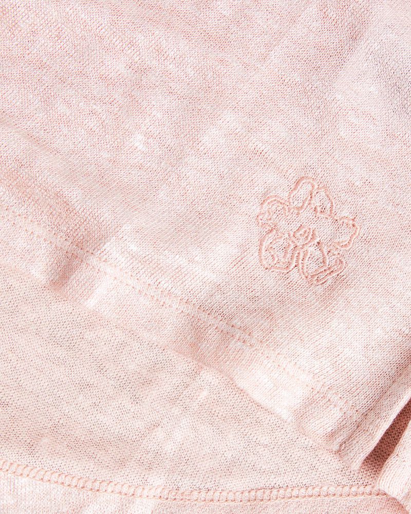 Ted Baker Lavanna Scoop Neck Metallic Vest Blast Dam Rosa | SOY-826137