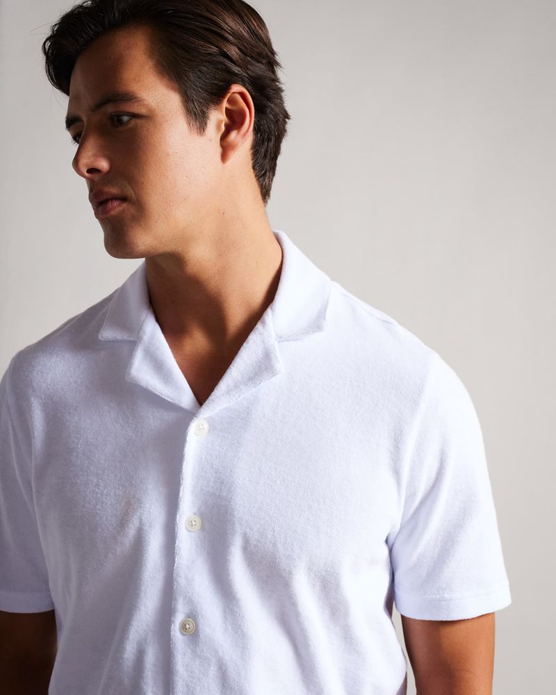 Ted Baker Leopld Skjorta Herr Vita | AFX-856109