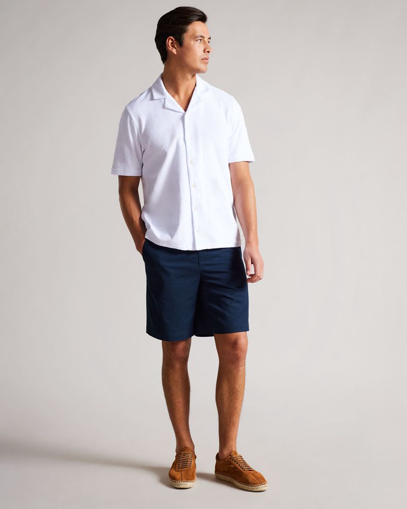 Ted Baker Leopld Skjorta Herr Vita | AFX-856109