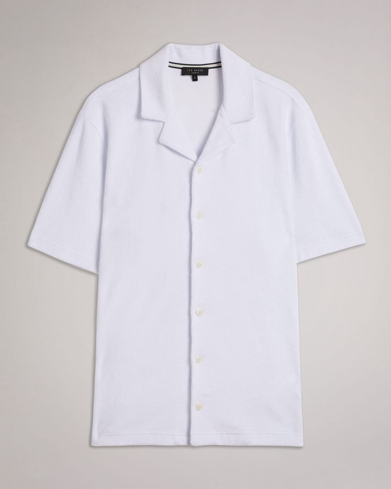 Ted Baker Leopld Skjorta Herr Vita | AFX-856109