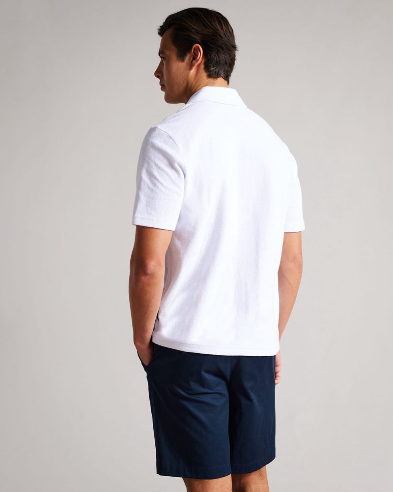 Ted Baker Leopld Skjorta Herr Vita | AFX-856109