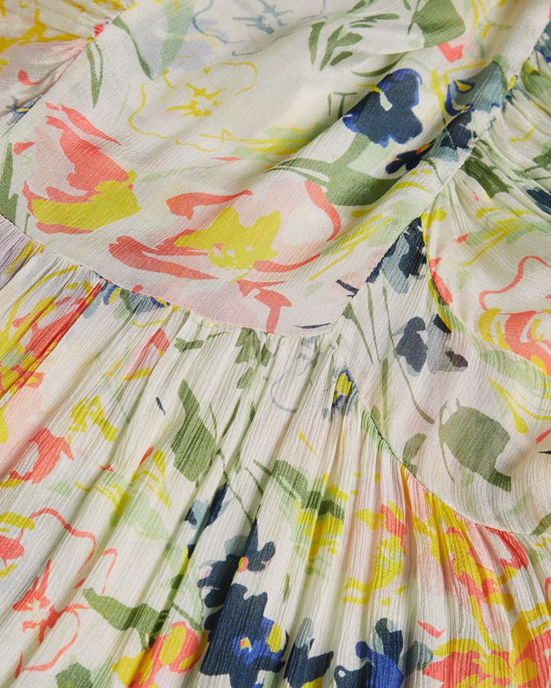 Ted Baker Leyone Long Sleeve Mini Cover Up Badkläder Dam Vita | SKE-954718