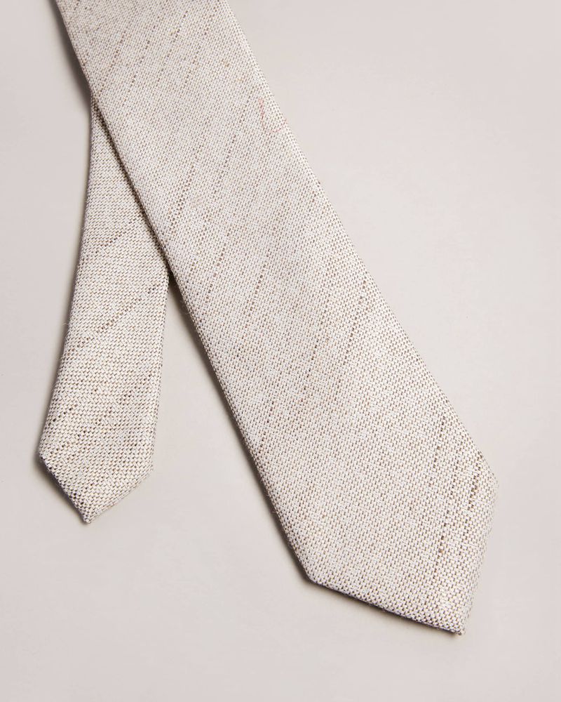 Ted Baker Lintt Linen Blend Slipsar Herr Gray | SYB-093164
