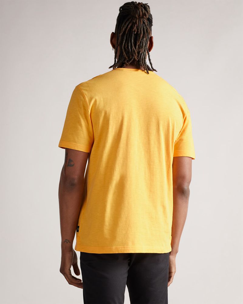 Ted Baker Linver Sleeve T Blast Herr Gula | NXJ-049817
