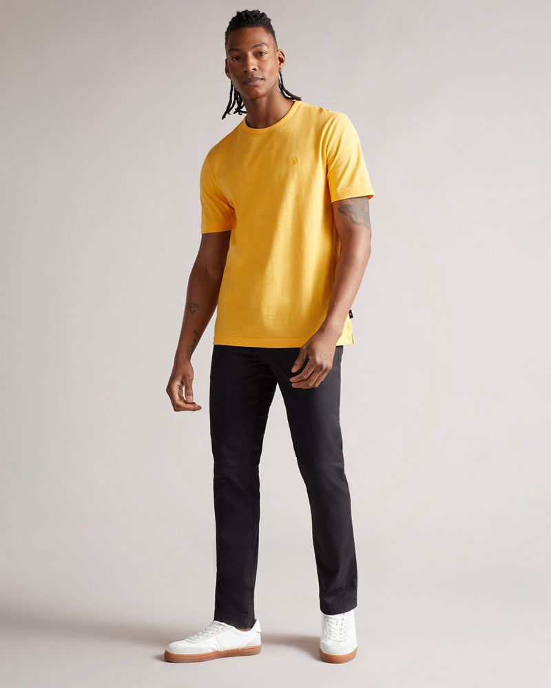 Ted Baker Linver Sleeve T Blast Herr Gula | NXJ-049817