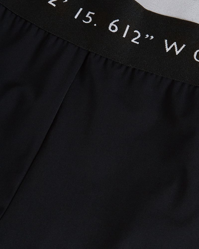 Ted Baker Llaneyy Andas Branded Leggings Byxor Dam Svarta | WTB-720938
