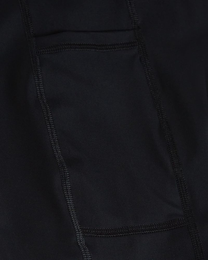 Ted Baker Llaneyy Andas Branded Leggings Byxor Dam Svarta | WTB-720938