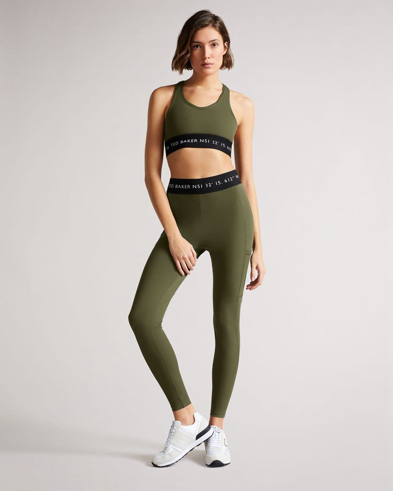 Ted Baker Lluuccy Andas Racerback Bralette Blast Dam Gröna | RWC-762150