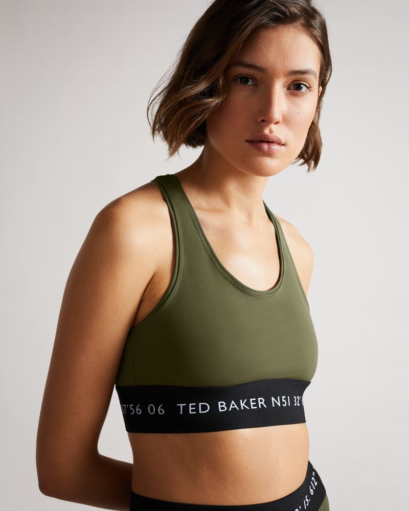Ted Baker Lluuccy Andas Racerback Bralette Blast Dam Gröna | RWC-762150