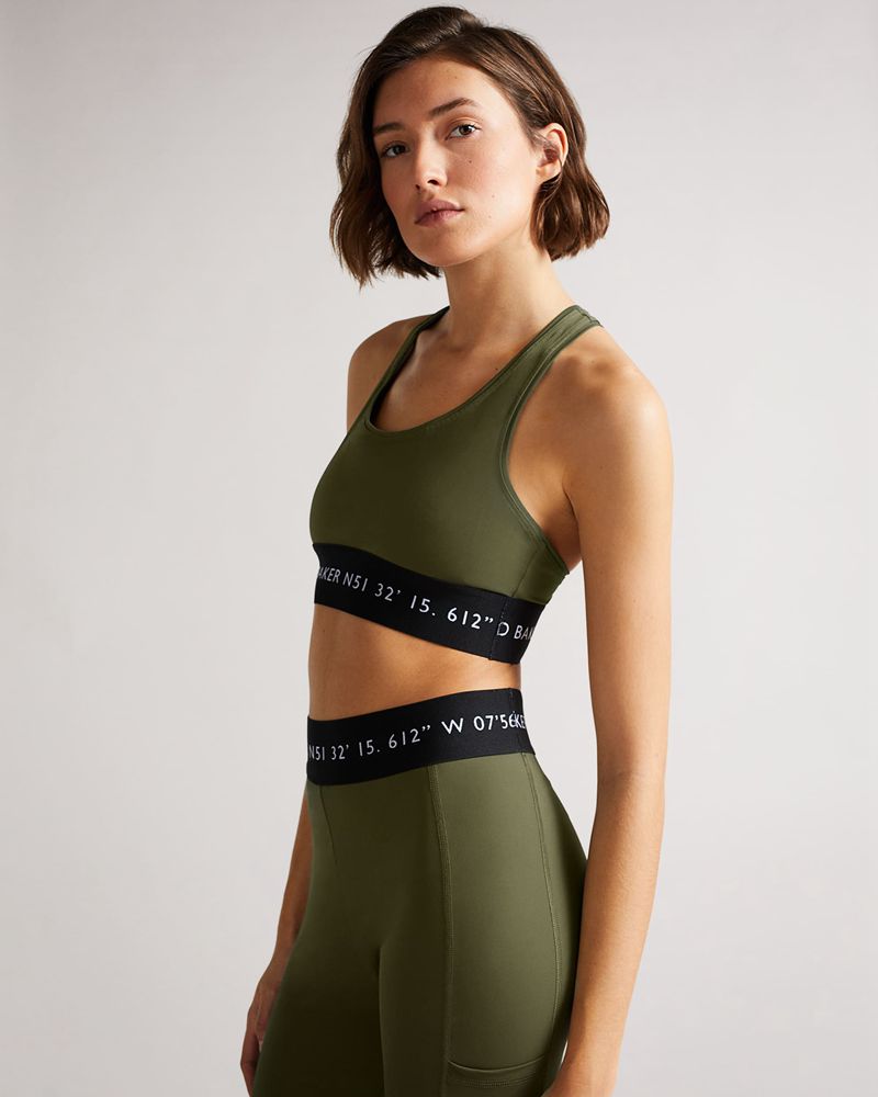 Ted Baker Lluuccy Andas Racerback Bralette Blast Dam Gröna | RWC-762150